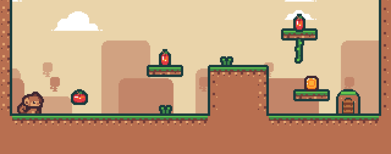 Snack Monkey - Grab every snack, then hop home.