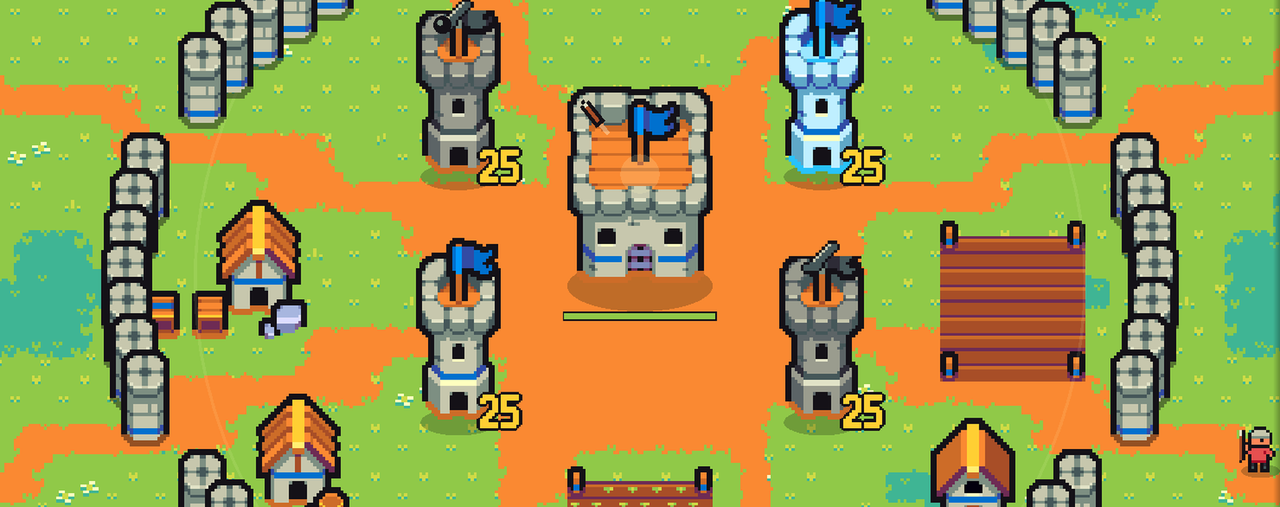 Tiny Bastion - Hold the castle. Grow stronger. Beat the Red King.