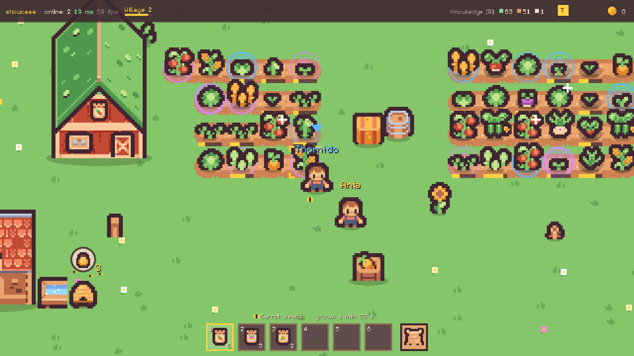 Tiny Village Online - One village, one field, many farmers. Grow it together.